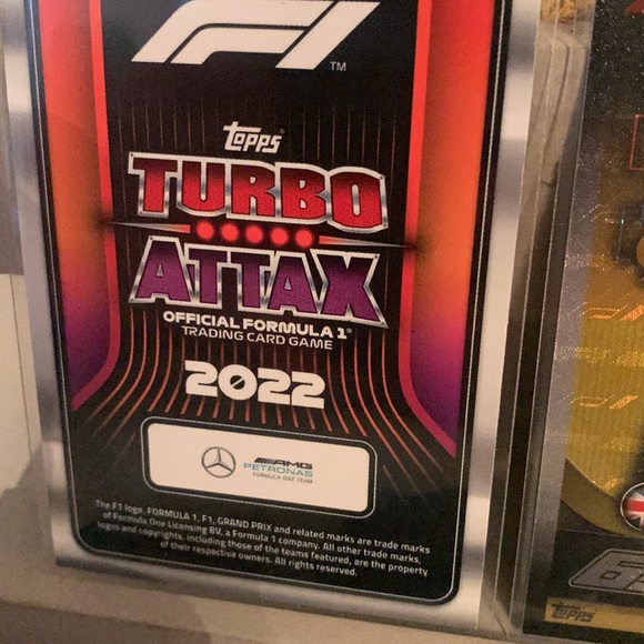 Mercedes | Russel GOLD Formula 1 Turbo Attax 2022 Mega Lot of 6 - Picture 5 of 5